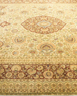 Mogul, One-of-a-Kind Hand-Knotted Area Rug  - Ivory,  7' 10" x 9' 10"