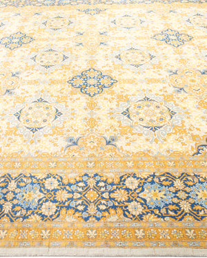 Mogul, One-of-a-Kind Hand-Knotted Area Rug  - Ivory,  8' 2" x 10' 2"