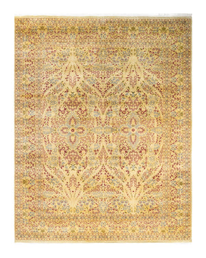 Mogul, One-of-a-Kind Hand-Knotted Area Rug  - Yellow,  8' 1" x 10' 4"