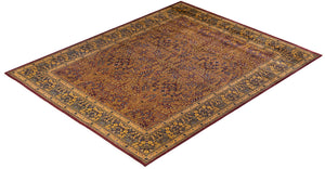 Mogul, One-of-a-Kind Hand-Knotted Area Rug  - Red,  8' 1" x 10' 2"