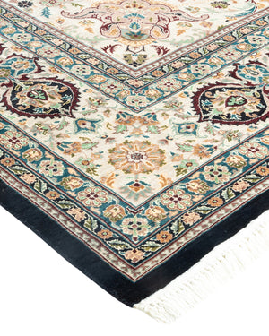 Mogul, One-of-a-Kind Hand-Knotted Area Rug  - Black,  8' 2" x 10' 3"