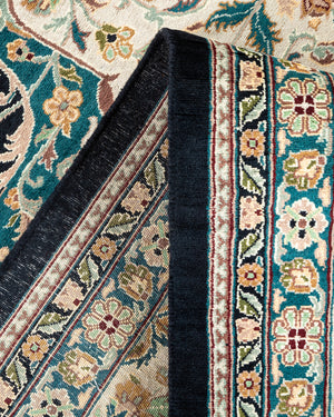 Mogul, One-of-a-Kind Hand-Knotted Area Rug  - Black,  8' 2" x 10' 3"