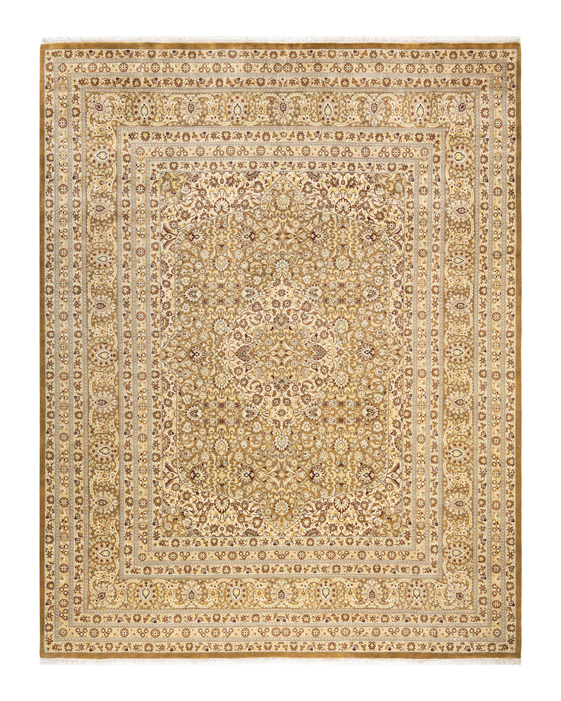 Mogul, One-of-a-Kind Hand-Knotted Area Rug  - Green,  8' 1
