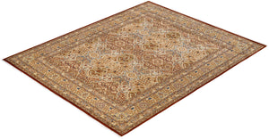 Mogul, One-of-a-Kind Hand-Knotted Area Rug  - Brown,  8' 2" x 10' 2"