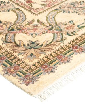 Mogul, One-of-a-Kind Hand-Knotted Area Rug  - Ivory,  8' 2" x 10' 1"