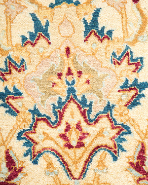 Mogul, One-of-a-Kind Hand-Knotted Area Rug  - Ivory, 6' 1" x 8' 8"