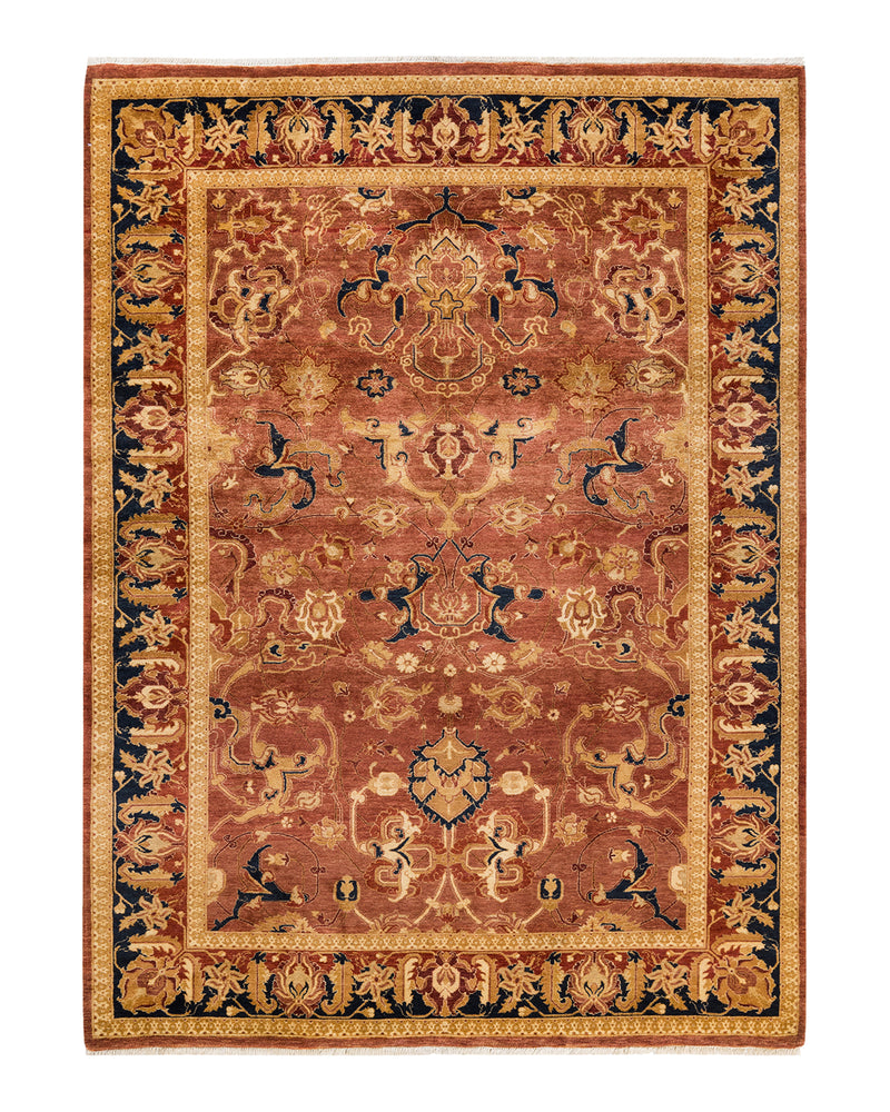 Mogul, One-of-a-Kind Hand-Knotted Area Rug  - Orange, 6' 1