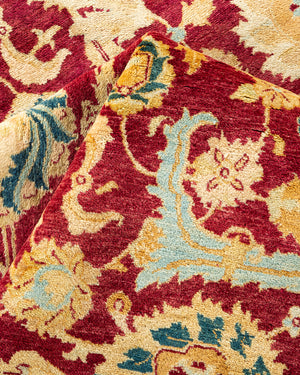 Mogul, One-of-a-Kind Hand-Knotted Area Rug  - Red, 6' 1" x 9' 10"