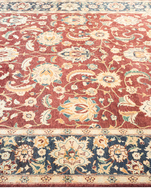 Mogul, One-of-a-Kind Hand-Knotted Area Rug  - Red, 6' 2" x 8' 10"