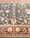 Mogul, One-of-a-Kind Hand-Knotted Area Rug  - Blue, 6' 1" x 9' 1"