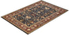 Mogul, One-of-a-Kind Hand-Knotted Area Rug  - Blue, 6' 1" x 9' 1"