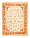 Eclectic, One-of-a-Kind Hand-Knotted Area Rug  - Ivory, 8' 0" x 10' 2"