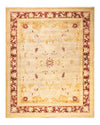 Eclectic, One-of-a-Kind Hand-Knotted Area Rug  - Ivory, 8' 3" x 10' 4"