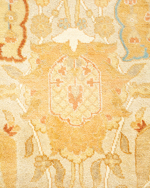 Eclectic, One-of-a-Kind Hand-Knotted Area Rug  - Ivory, 8' 0" x 9' 10"
