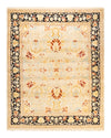Eclectic, One-of-a-Kind Hand-Knotted Area Rug  - Ivory, 8' 0" x 10' 4"