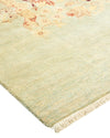 Eclectic, One-of-a-Kind Hand-Knotted Area Rug  - Light Blue, 8' 0" x 10' 5"
