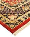 Eclectic, One-of-a-Kind Hand-Knotted Area Rug  - Orange, 8' 0" x 10' 7"