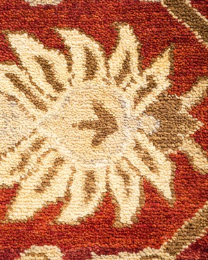Eclectic, One-of-a-Kind Hand-Knotted Area Rug  - Yellow, 6' 0" x 8' 10"