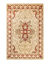 Eclectic, One-of-a-Kind Hand-Knotted Area Rug  - Yellow, 6' 0" x 8' 10"