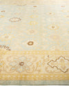 Eclectic, One-of-a-Kind Hand-Knotted Area Rug  - Light Blue, 9' 3" x 11' 10"