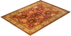 Mogul, One-of-a-Kind Hand-Knotted Area Rug  - Red, 8' 10" x 11' 10"