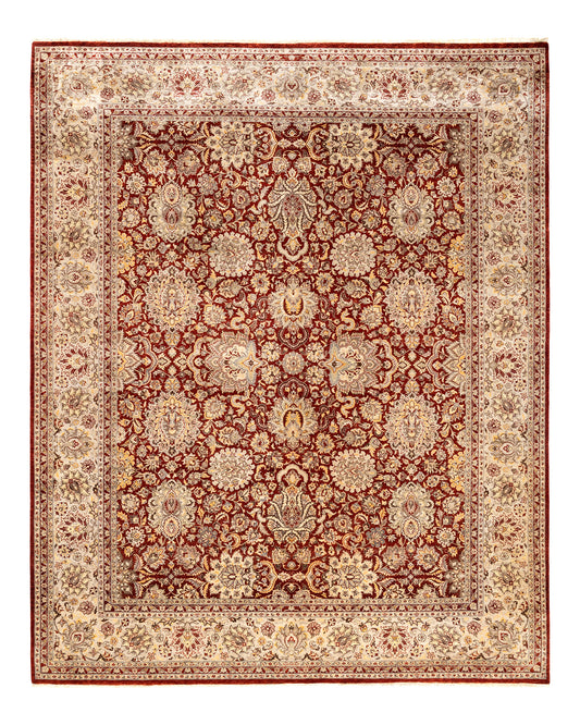 Mogul, One-of-a-Kind Hand-Knotted Area Rug  - Orange,  8' 3" x 10' 5"