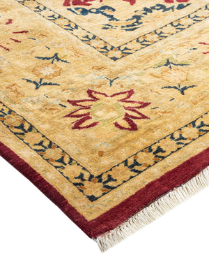 Mogul, One-of-a-Kind Hand-Knotted Area Rug  - Red, 7' 10" x 9' 10"