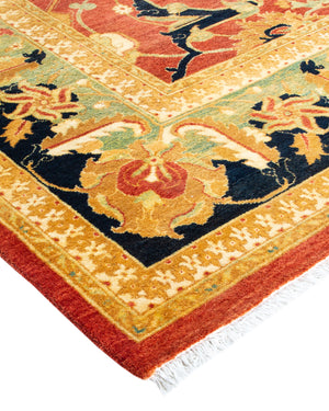 Mogul, One-of-a-Kind Hand-Knotted Area Rug  - Orange, 8' 0" x 10' 1"