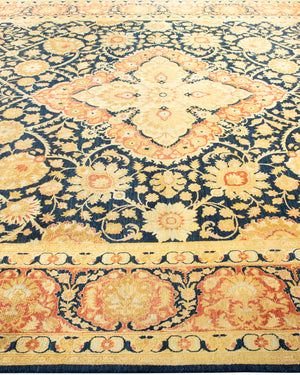 Mogul, One-of-a-Kind Hand-Knotted Area Rug  - Blue, 7' 10" x 9' 10"