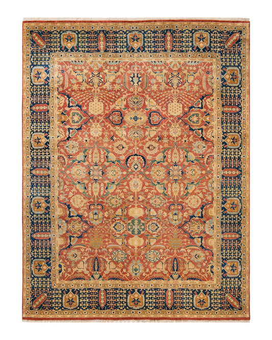 Mogul, One-of-a-Kind Hand-Knotted Area Rug  - Orange, 8' 0" x 10' 5"