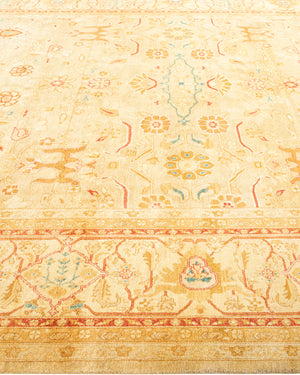 Mogul, One-of-a-Kind Hand-Knotted Area Rug  - Yellow,  8' 1" x 10' 8"