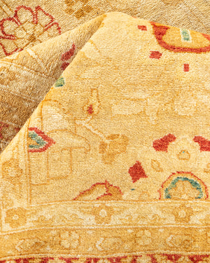 Mogul, One-of-a-Kind Hand-Knotted Area Rug  - Yellow,  8' 1" x 10' 8"