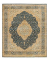 Mogul, One-of-a-Kind Hand-Knotted Area Rug  - Gray,  8' 1" x 9' 10"