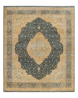 Mogul, One-of-a-Kind Hand-Knotted Area Rug  - Gray,  8' 1" x 9' 10"