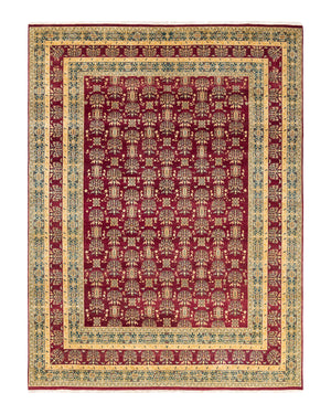 Mogul, One-of-a-Kind Hand-Knotted Area Rug  - Red,  8' 0" x 10' 7"