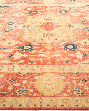 Mogul, One-of-a-Kind Hand-Knotted Area Rug  - Orange, 6' 1" x 8' 10"