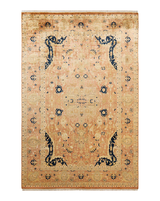 Mogul, One-of-a-Kind Hand-Knotted Area Rug  - Brown, 6' 0" x 8' 10"