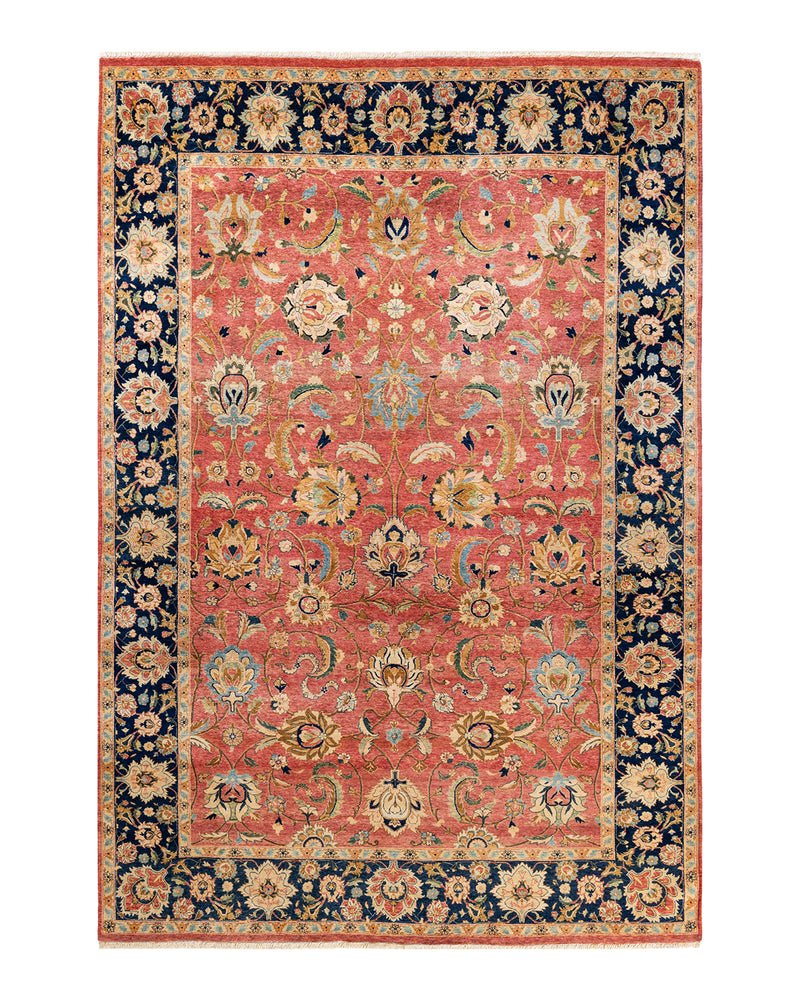 Mogul, One-of-a-Kind Hand-Knotted Area Rug  - Orange, 6' 1