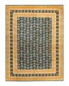 Mogul, One-of-a-Kind Hand-Knotted Area Rug  - Green, 9' 1" x 12' 2"