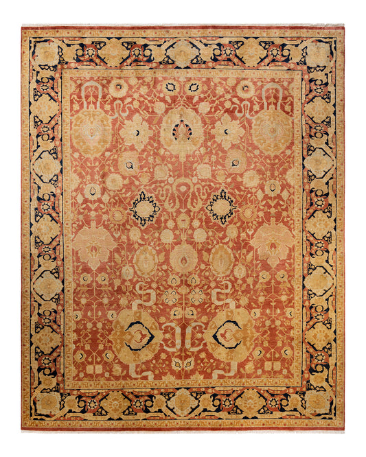 Mogul, One-of-a-Kind Hand-Knotted Area Rug  - Orange, 9' 0" x 11' 10"