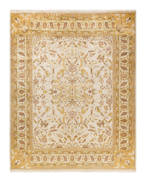Mogul, One-of-a-Kind Hand-Knotted Area Rug  - Ivory,  8' 0" x 10' 1"