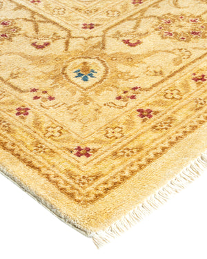 Eclectic, One-of-a-Kind Hand-Knotted Area Rug  - Ivory,  8' 1" x 10' 6"
