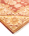 Eclectic, One-of-a-Kind Hand-Knotted Area Rug  - Orange, 6' 2" x 8' 10"