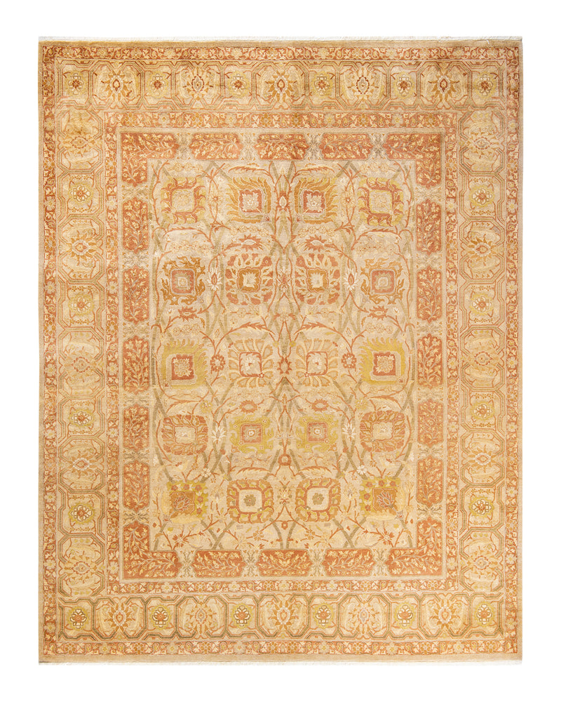 Mogul, One-of-a-Kind Hand-Knotted Area Rug  - Yellow, 8' 1