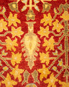 Eclectic, One-of-a-Kind Hand-Knotted Area Rug  - Red,  8' 1" x 10' 8"