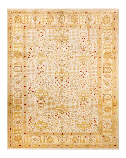 Mogul, One-of-a-Kind Hand-Knotted Area Rug  - Ivory, 9' 0" x 11' 10"