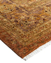 Eclectic, One-of-a-Kind Hand-Knotted Area Rug  - Yellow, 9' 1" x 12' 3"