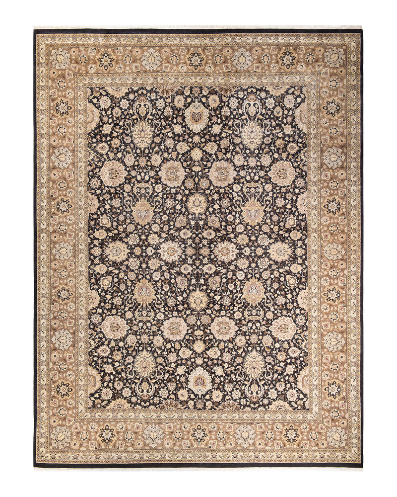 Mogul, One-of-a-Kind Hand-Knotted Area Rug  - Gray, 9' 2