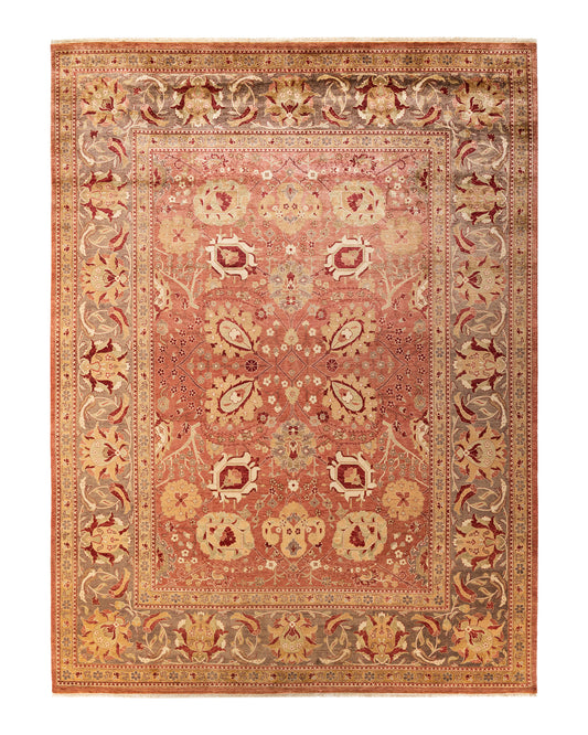 Mogul, One-of-a-Kind Hand-Knotted Area Rug  - Pink, 9' 1" x 12' 1"