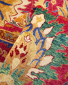 Mogul, One-of-a-Kind Hand-Knotted Area Rug  - Purple,  6' 1" x 9' 3"